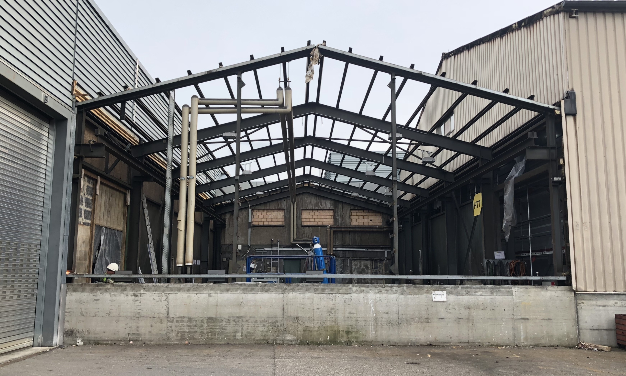 Hallenumbau Ed. Keller AG